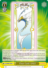 Clear Card: GALE