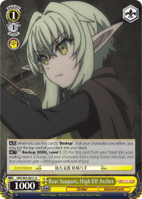 Rear Support, High Elf Archer