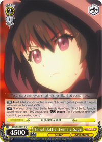 Final Battle, Female Sage