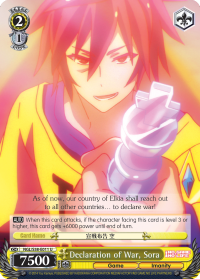 Declaration of War, Sora