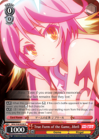 True Form of the Game, Jibril
