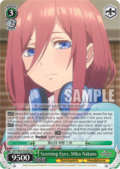 Scorning Eyes, Miku Nakano