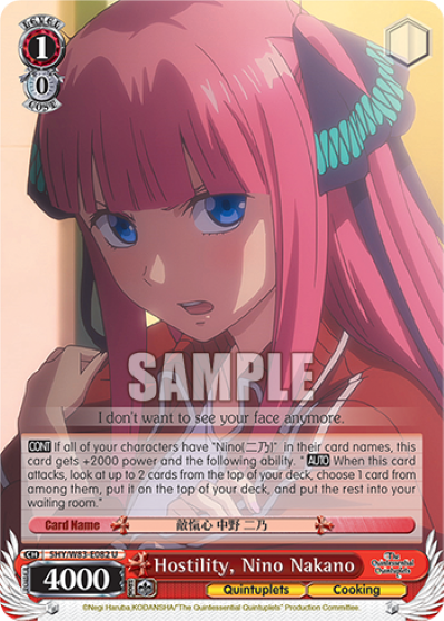 Hostility, Nino Nakano 5HY/W83-E082