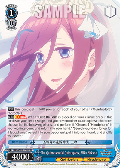 The Quintessential Quintuplets, Miku Nakano 5HY/W83-E108