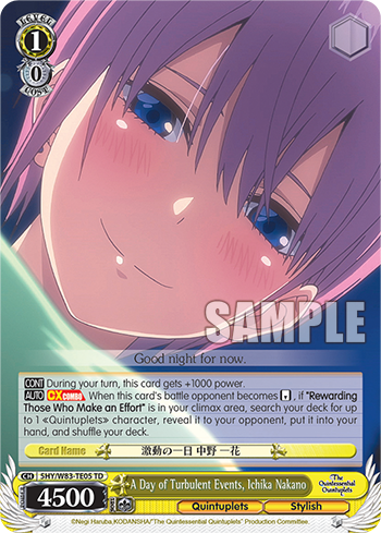 A Day of Turbulent Events, Ichika Nakano