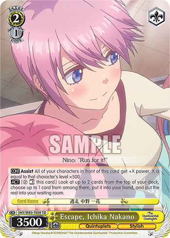 Escape, Ichika Nakano 5HY/W83-TE08