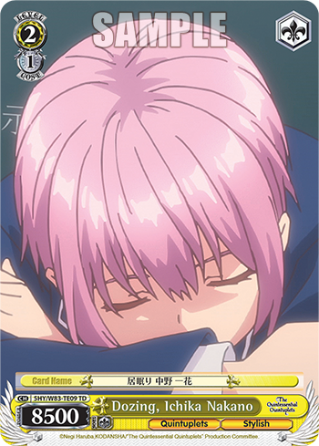 Dozing, Ichika Nakano 5HY/W83-TE09
