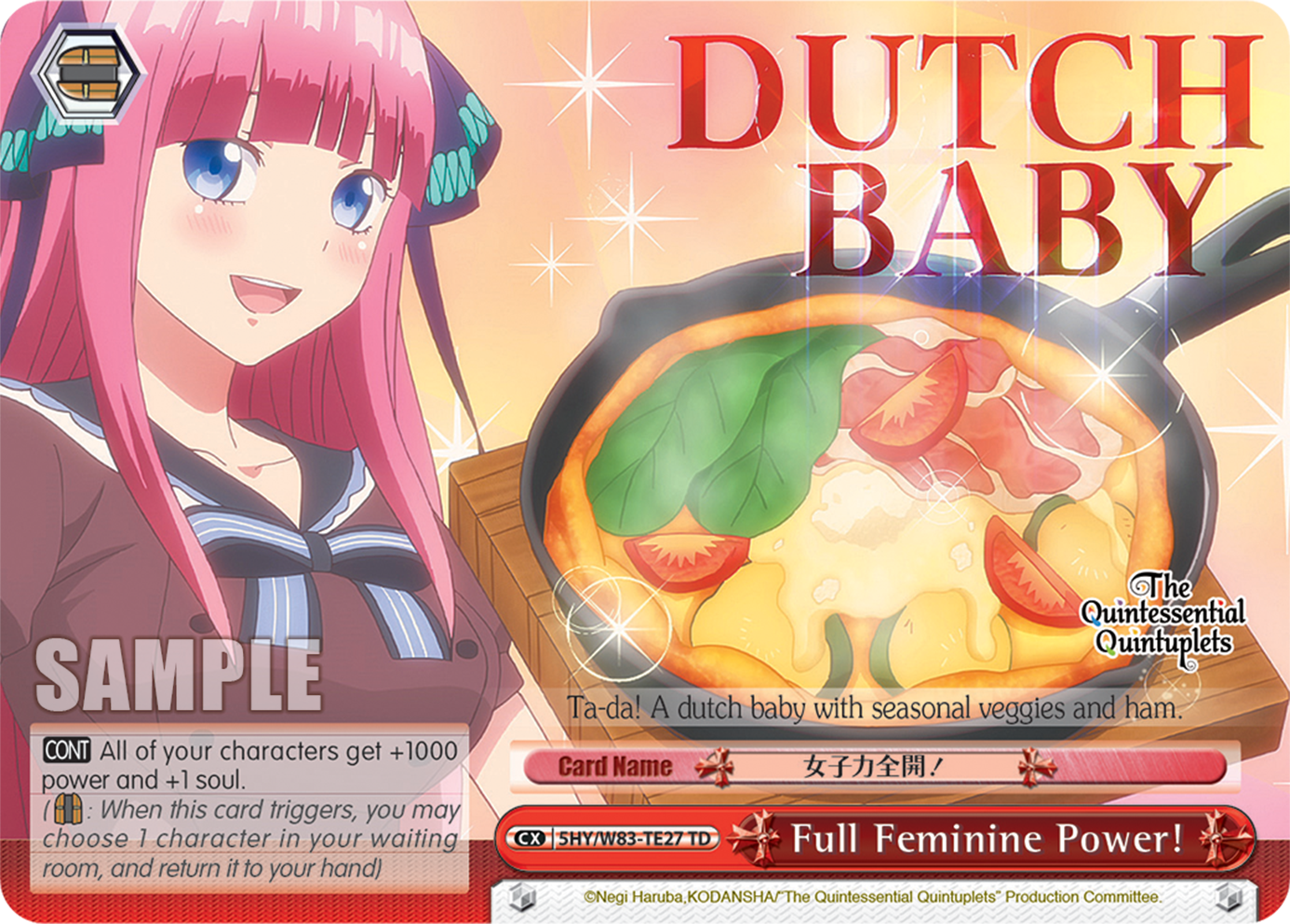 Full Feminine Power! 5HY/W83-TE27
