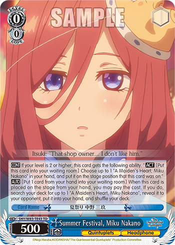 Summer Festival, Miku Nakano 5HY/W83-TE43
