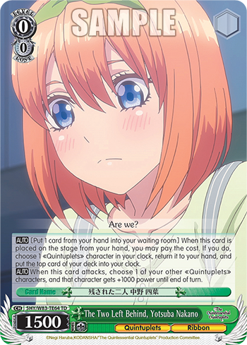 The Two Left Behind, Yotsuba Nakano 5HY/W83-TE64