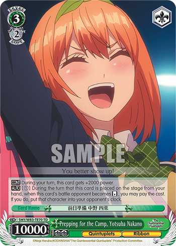 Prepping for the Camp, Yotsuba Nakano 5HY/W83-TE70
