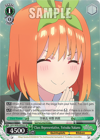 Class Representative, Yotsuba Nakano