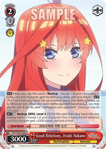 Good Relations, Itsuki Nakano