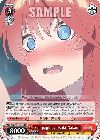 Rampaging, Itsuki Nakano