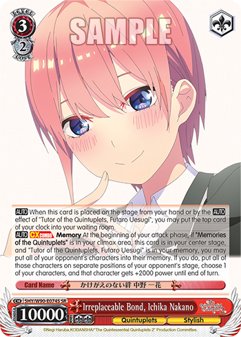 Irreplaceable Bond, Ichika Nakano