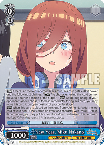 New Year, Miku Nakano 5HY/W90-E092