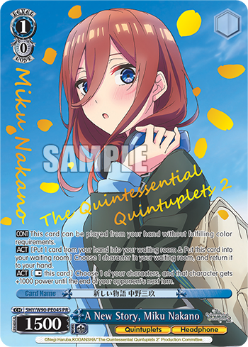 A New Story, Miku Nakano 5HY/W90-PE04S