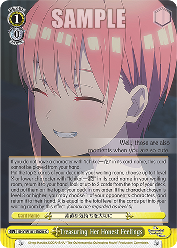 Treasuring Her Honest Feelings