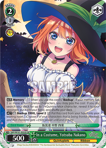 In a Costume, Yotsuba Nakano