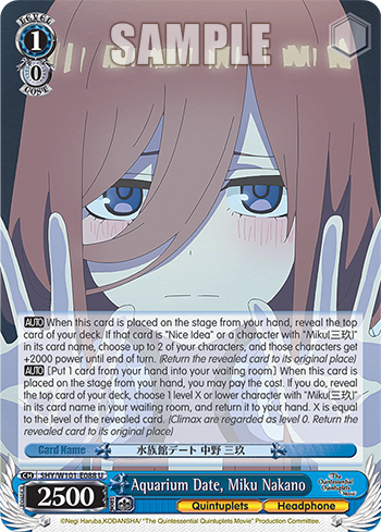 Aquarium Date, Miku Nakano