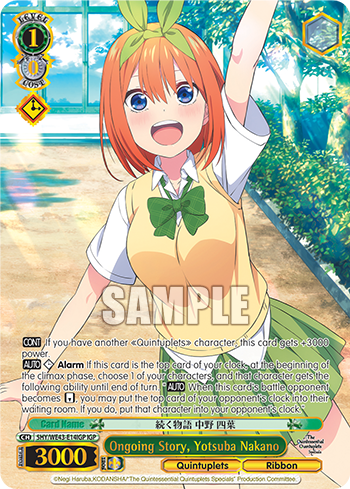 Ongoing Story, Yotsuba Nakano