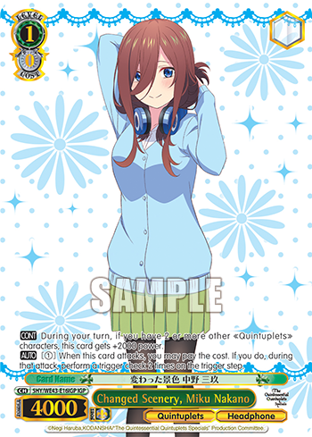 Changed Scenery, Miku Nakano
