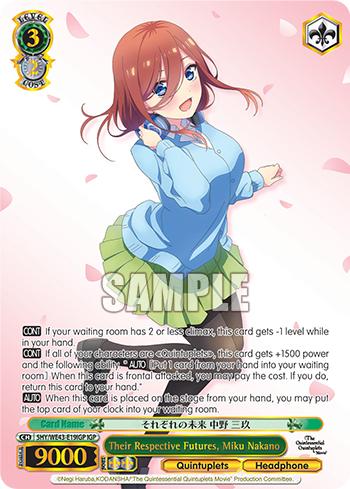 Their Respective Futures, Miku Nakano