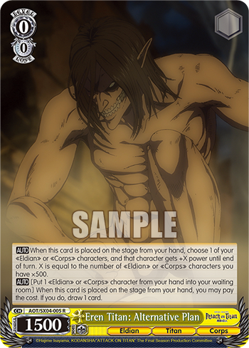 Eren Titan: Alternative Plan