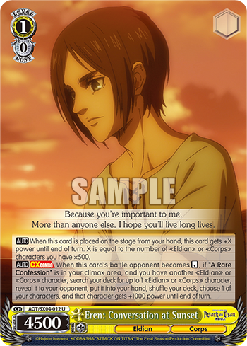 Eren: Conversation at Sunset