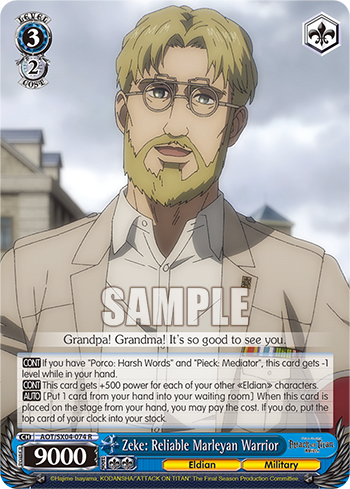 Zeke: Reliable Marleyan Warrior