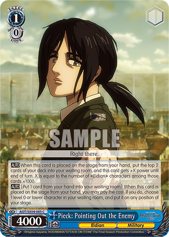 Pieck: Pointing Out the Enemy