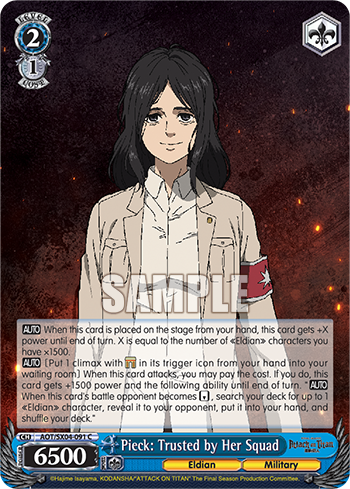 Pieck: Trusted by Her Squad