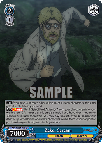 Zeke: Scream AOT/SX04-092