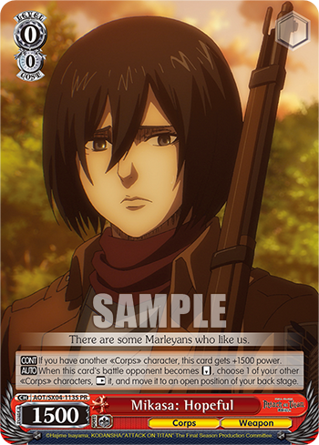 Mikasa: Hopeful AOT/SX04-113S