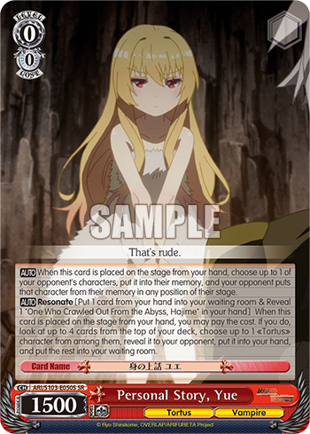 Personal Story, Yue