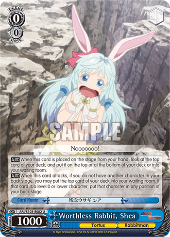 Worthless Rabbit, Shea