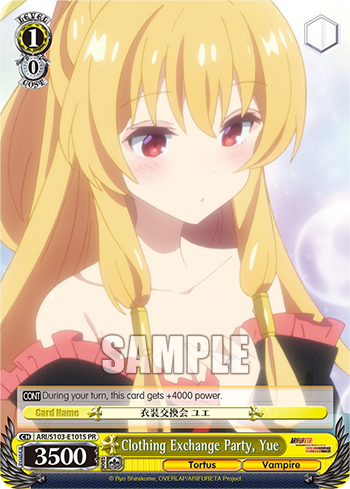 Clothing Exchange Party, Yue ARI/S103-E101S