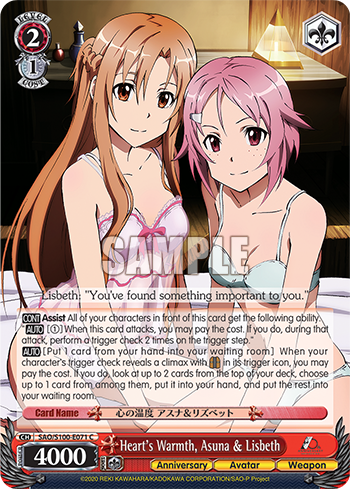 Heart's Warmth, Asuna & Lisbeth SAO/S100-E071