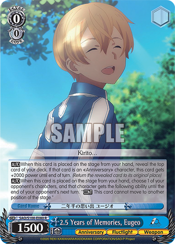 2.5 Years of Memories, Eugeo SAO/S100-E080