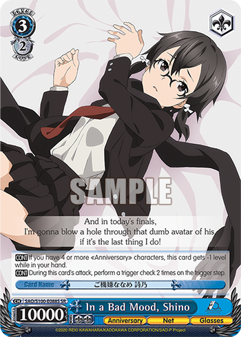 In a Bad Mood, Shino SAO/S100-E088S