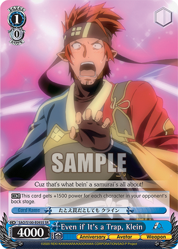 Even if It's a Trap, Klein SAO/S100-E093S