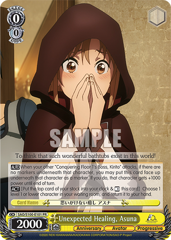 Unexpected Healing, Asuna SAO/S100-E101
