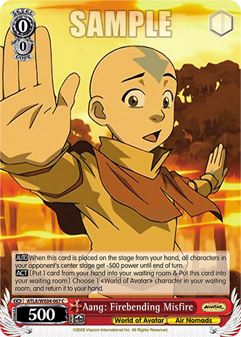 Aang: Firebending Misfire