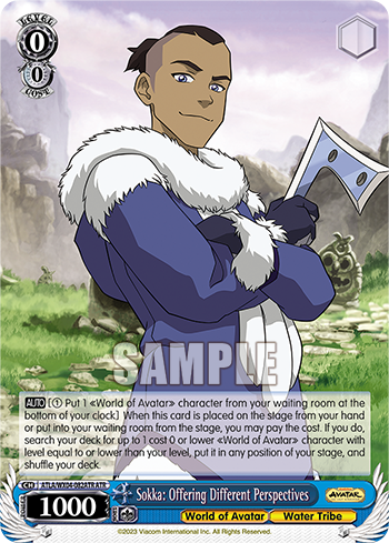 Sokka: Offering Different Perspectives ATLA/WX04-082ATR