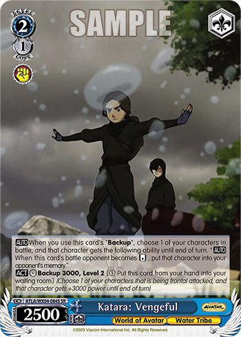 Katara: Vengeful ATLA/WX04-084S