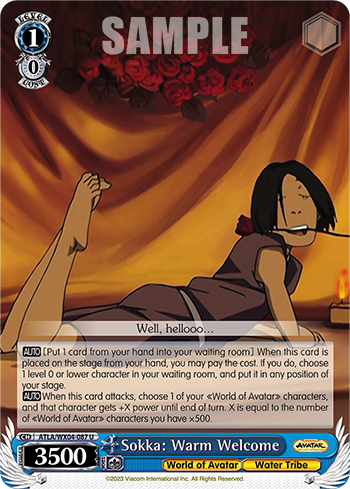 Sokka: Warm Welcome ATLA/WX04-087