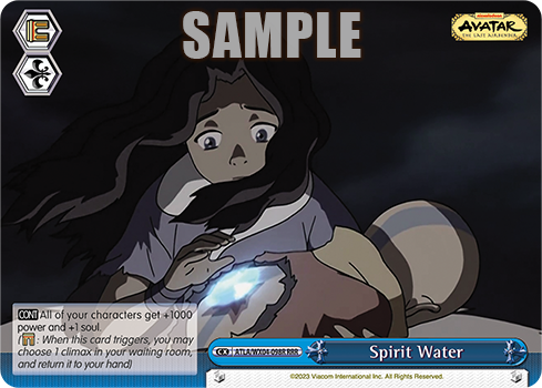 Spirit Water ATLA/WX04-098R