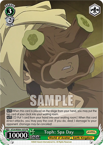 Toph: Spa Day ATLA/WX04-107