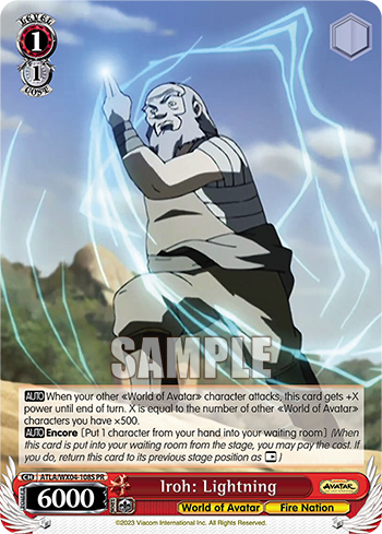 Iroh: Lightning ATLA/WX04-108S