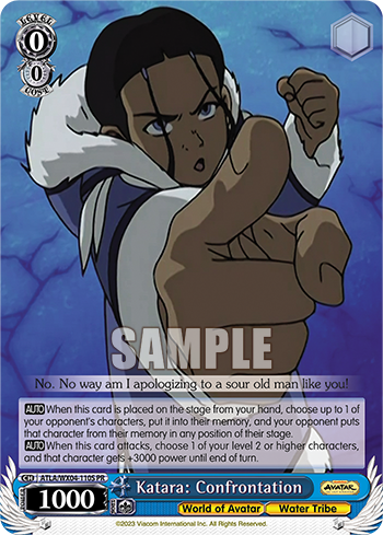 Katara: Confrontation ATLA/WX04-110S